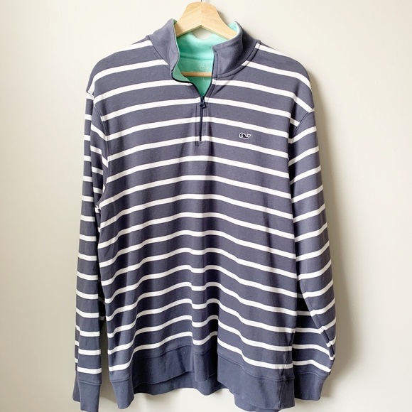 Vineyard Vines Other - Vineyard Vines Jersey 1/4 zip stripe pullover